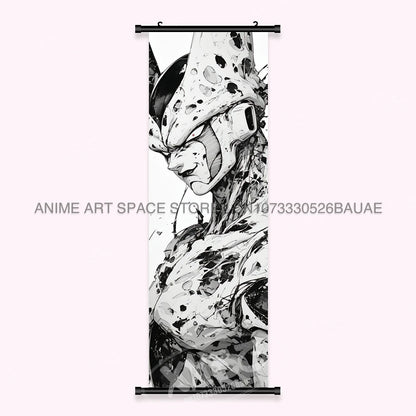 Dragon Ball Anime Wall Artwork Canvas Mural Scrolls Pictures Anime Character Son Goku Hanging Painting Poster Home Decoration