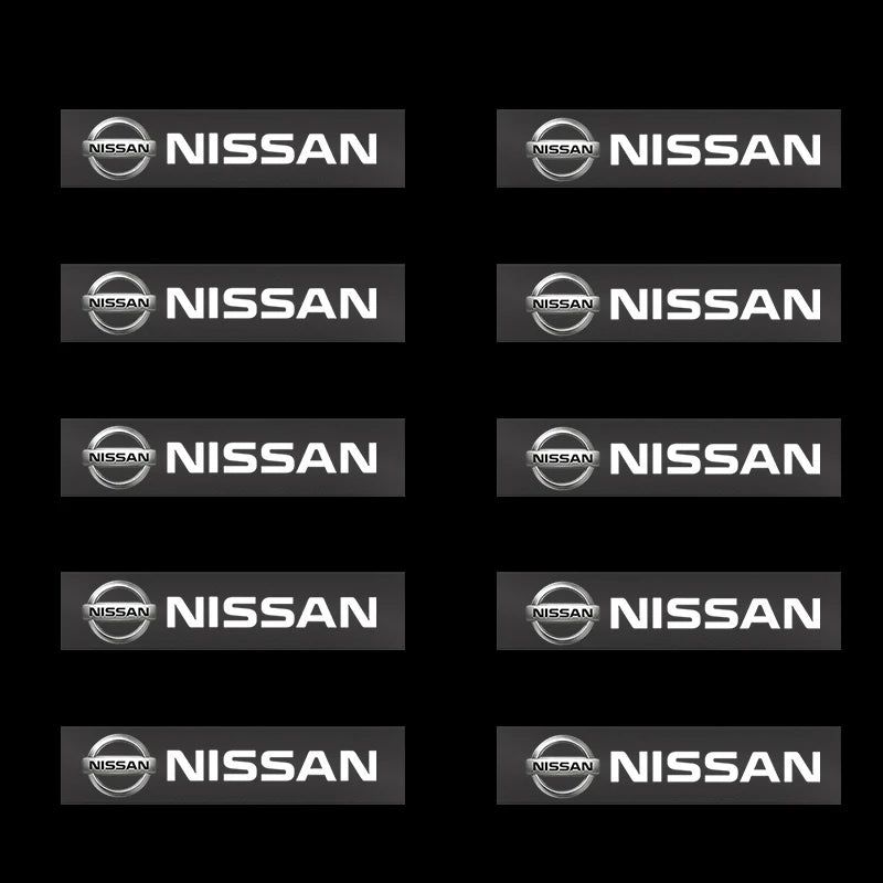 Car logo, interior stickers, central decal decoration For Nissan Qashqai X J10 J11 Trail Tiida Teana Skyline Juke X-trail Almera