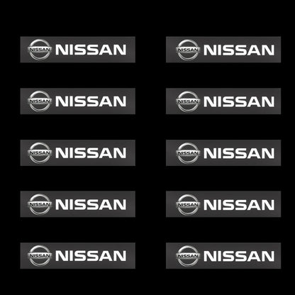 Car logo, interior stickers, central decal decoration For Nissan Qashqai X J10 J11 Trail Tiida Teana Skyline Juke X-trail Almera
