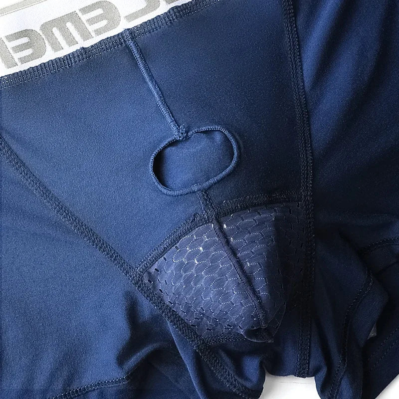 5pcs Men's spermatic cord bullet separation underwear scrotal episcular vein underpants ice silk pouch varicose men's boxers