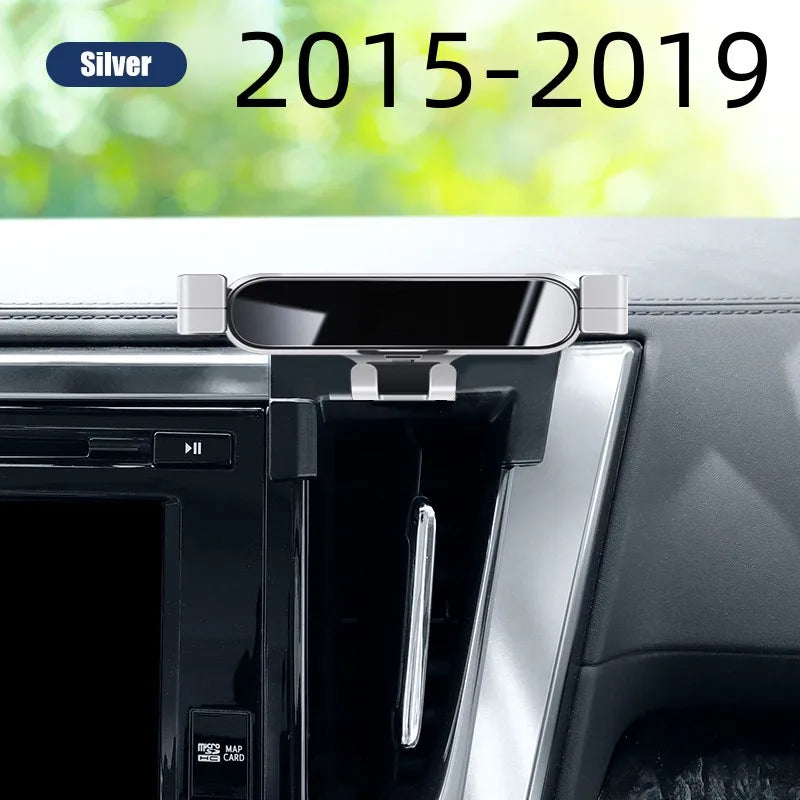 Car Phone Holder For Toyota Alphard 2015 - 2023 ANH30 Styling Bracket GPS Stand Rotatable Support Mobile Accessories