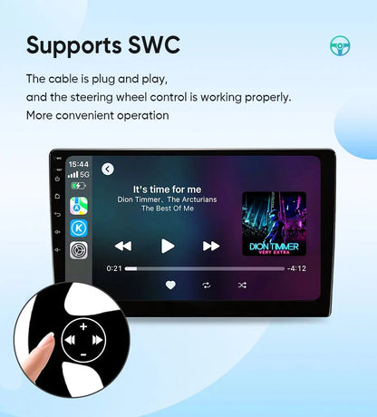 Android 15 Carplay Auto WIFI+4G For Renault Clio 3 4 2012 2013 2015 - 2018 Car Radio GPS Stereo Multimedia Player 2din Wireless