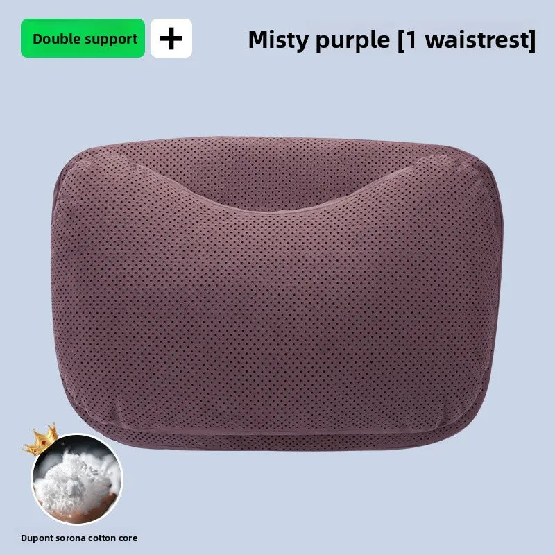High Quality Universal SUV Car Headrest Cushion Car Seat Neck Pillow High-grade Leather Breathable Lumbar Support Car Pillow