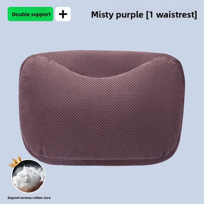 High Quality Universal SUV Car Headrest Cushion Car Seat Neck Pillow High-grade Leather Breathable Lumbar Support Car Pillow
