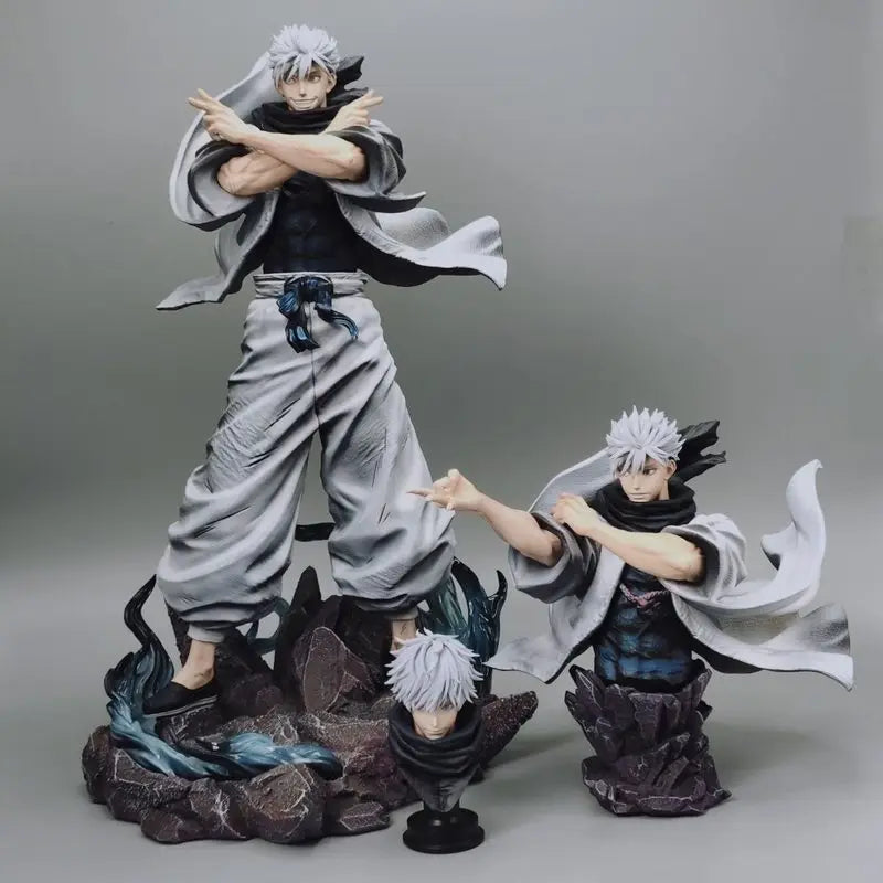 Zanyjoke Satoru Gojo Action Figure Jujutsu Kaisen Pvc Anime Character Collectible Statue Desktop Decoration For Anime Collectors