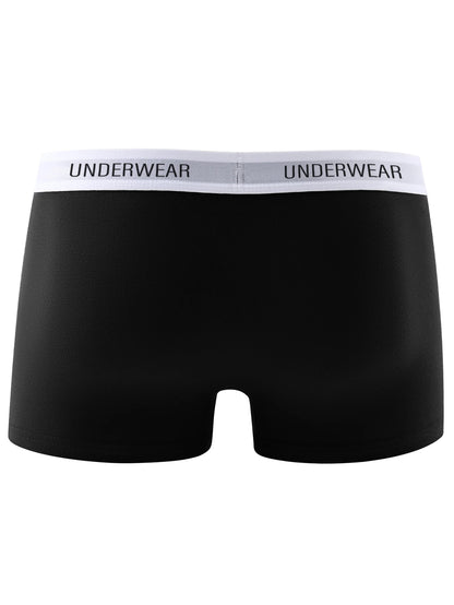 10Pcs High-Quality Men's Underwear Trendy Classic Men's Boxer Briefs Casual Sports Panties Soft Comfortable Breathable Shorts