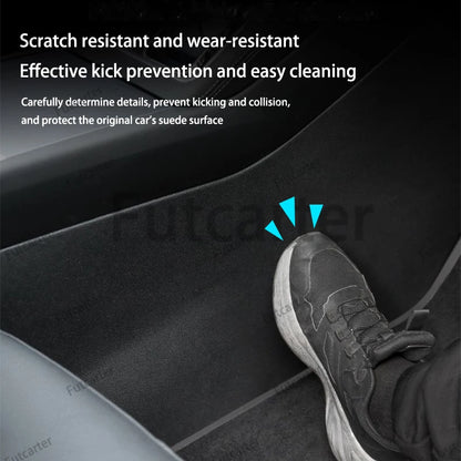 For Tesla ModelYL Y Juniper2025 Car Central Control Side Anti Kick TPEWaterproof Anti-dirt Fullcoverage Anti Kick Protective Mat