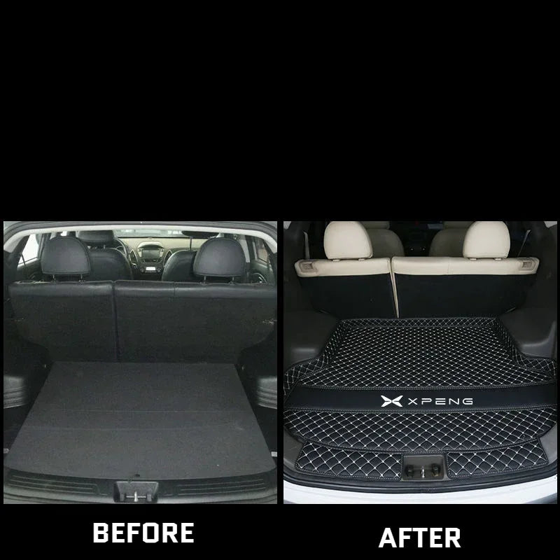Car Trunk Mat for XPENG G6 XPENG G9 2023 2024 2025 Accessories Main Pad Retrofitting The Special Car Trunk Pad for Interior