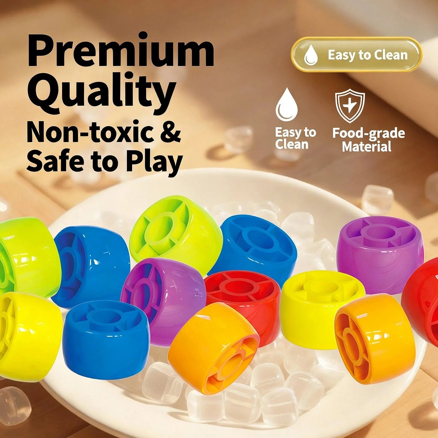 3D Four-in-a-Row Four-Checkers Board Game for Kids Educational Puzzle Toy Classic Strategy Brain Teaser Multiplayer Wooden Box S