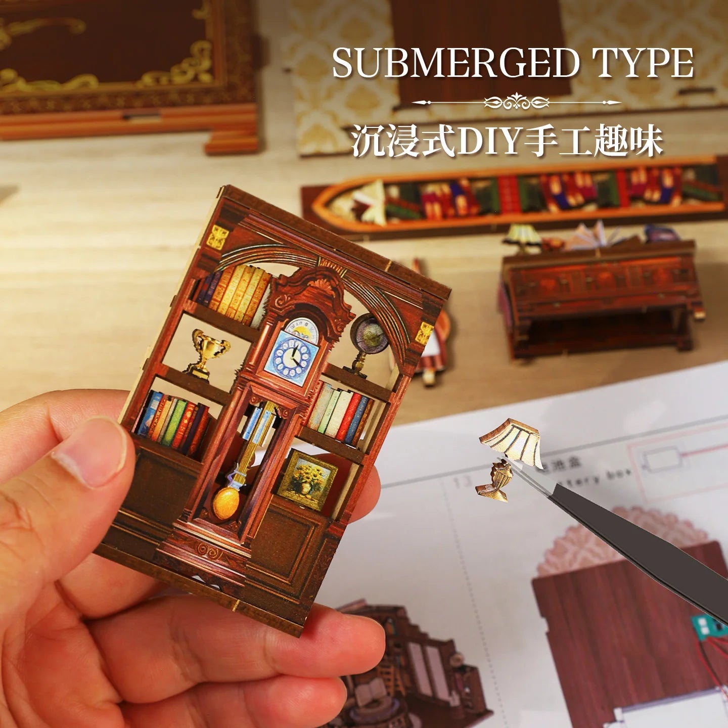 Diy Big Wooden Dollhouse  Furniture Light Kit Doll House Casa Miniature AccessoriesWooden Toys Birthday New Year ChristmasGifts