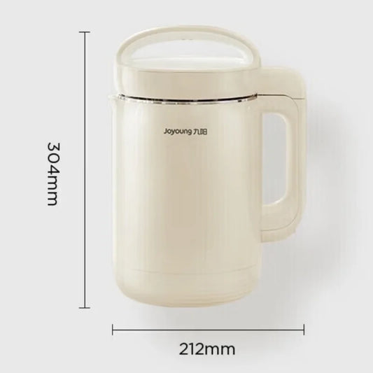 1.2L Automatic Soy Milk Maker with Break Wall Feature for Home Use, Family Capacity of 3-4 People, Delicate and Filter-free 220V