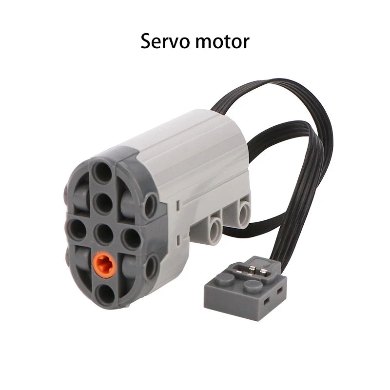 88002 80003 80004 High-Tech Parts MOC Motor Servo Power Functions Motor Multi Tool PF Model Building Blocks Compatible With LEGO
