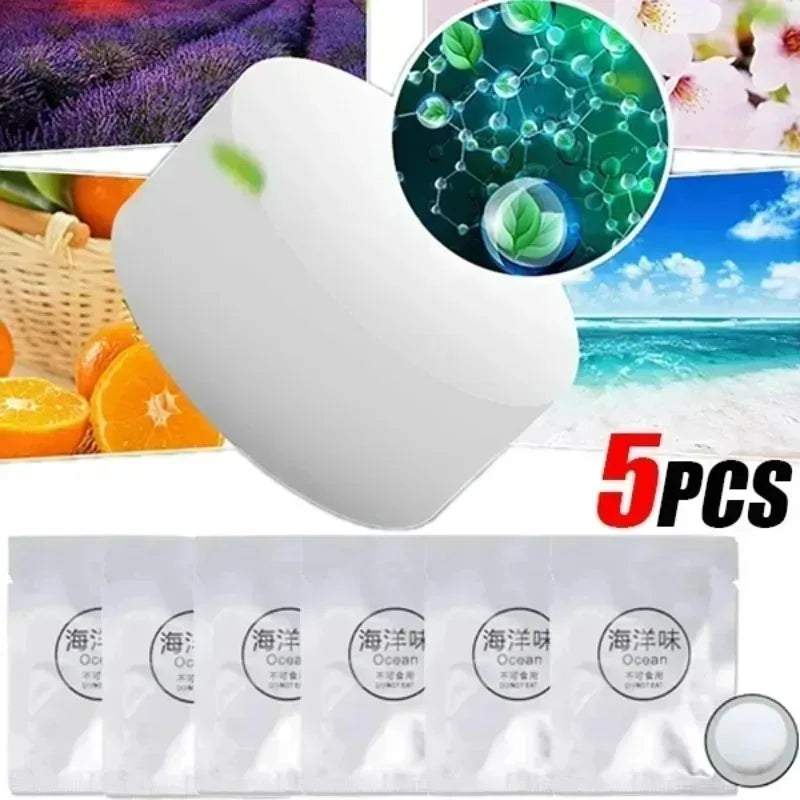 Solid Car Air Freshener Tablets Refill Replacement Scent Tablets for Car Vent Clip Diffuser Long Lasting Fragrance Ocean Flavor