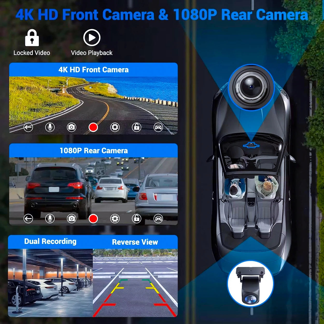 Pionray 11 inches android auto Universal Portable Carplay for Car Screen Car Radio WIFI Video Wireless Carplay Screen for Apple