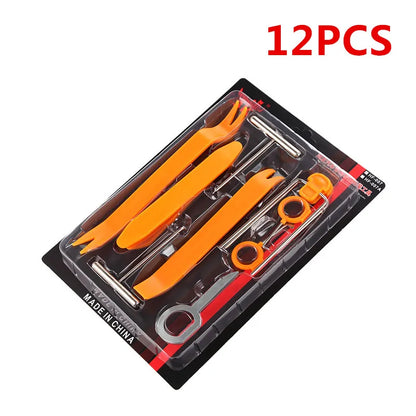 Set Portable Car Panel Removal Tool Kit Nail Puller Radio Audio Door Pry Repair Clip Trim Dash Removal Installer Hand Tool
