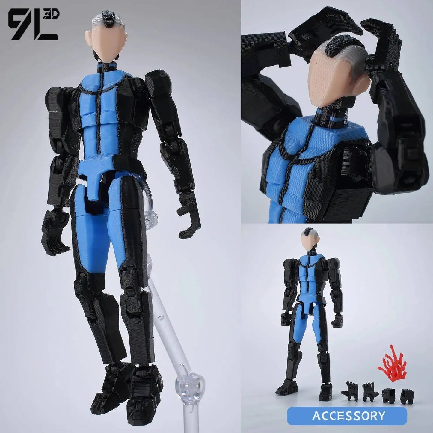 9L3D Printed Superheroes Invincible 2.0 Anime Multi-Jointed Shapeshift Toys Action Figures Mannequin Model Ornaments Gifts