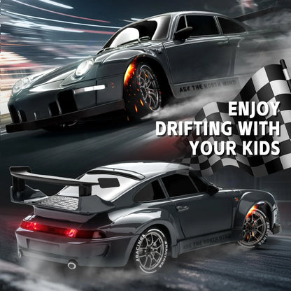 New 1/24 Full Scale 4WD 933 RC Drift Car Limited Edition 2.4Ghz Remote Control Race Car Simulated Sport Car Gift Toy Extra Tires
