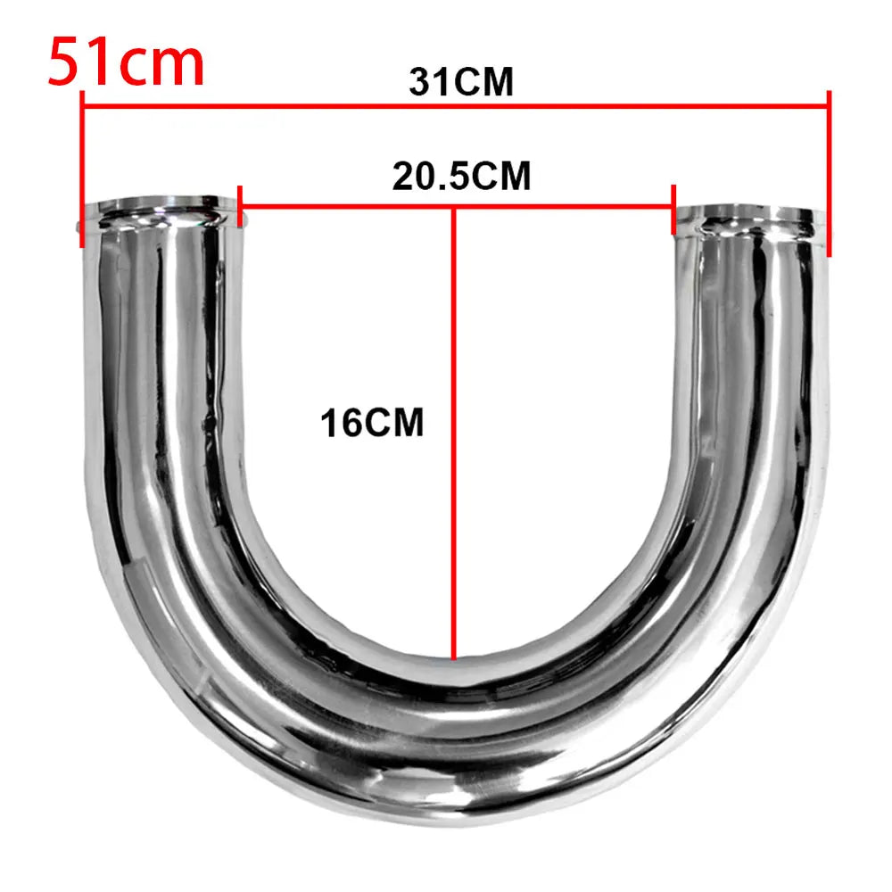 51/63/76mm 2/2.5/3 Inch Car Turbo Air Vent Pipe  0 45 90 180 Degree LS Type Aluminium Tube Universal Racing Cold Air Intake Pipe
