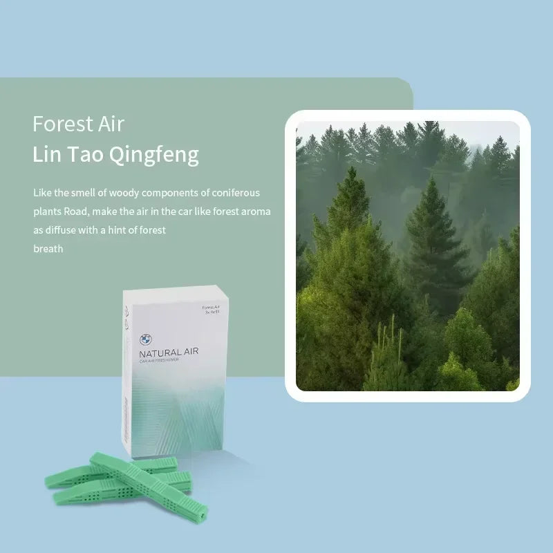 For BMW Blade Air Freshener Holder, 5 Series, 3 Series, 7 Series, X3X5X7, original factory refill strips for car air fresheners.