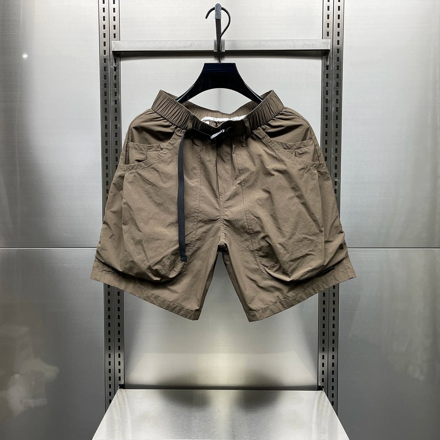 NY High-End Quick-Dry Workwear Shorts Men's Sporty Shorts 2026 New Summer Japanese Style Handsome Mid-Length Shorts