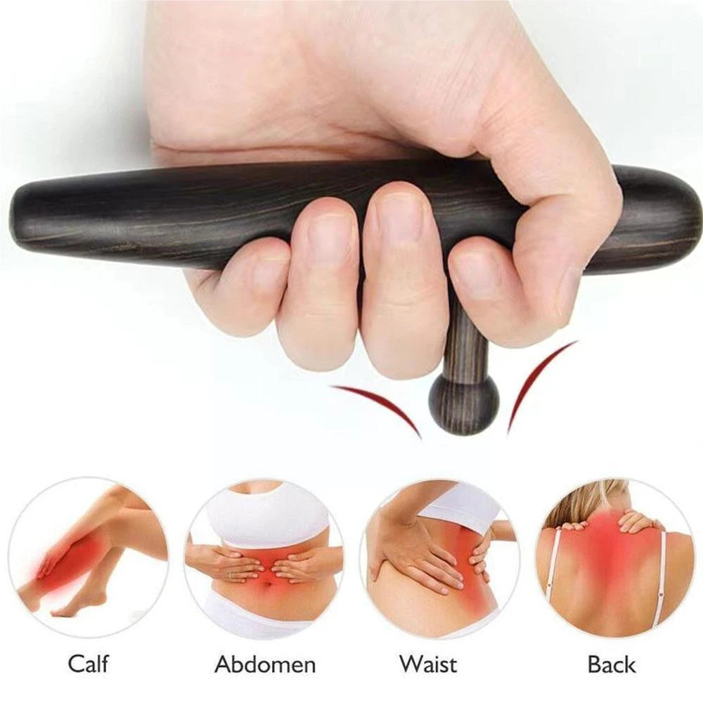 1Pcs Trigger Point Massager Tool - Pressure Point Massage Tool for IASTM and Muscle Knot Release,Sandalwood Accupressure Massage