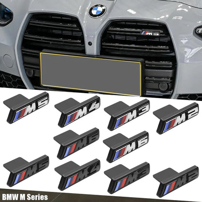 For BMW M2 M3 M4 M5 M6 G01 E84 E83 G11 G07 G86 G80 E60 F39 F10 ABS Car Styling M Logo Badge Front Grille Grill Emblem Accessory