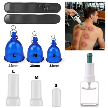 Home Health Products Cupping Set Relaxing Muscle Negative Pressure Vacuum Cup Stretching Trainer Chinese Cupping Male Essential