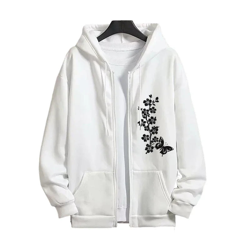 Autumn Winter Casual Sportswear 2025 Womens Tracksuit Set 2 Pieces Zipper Hoodie with Joggers Pants Urban Streetwear Outfit
