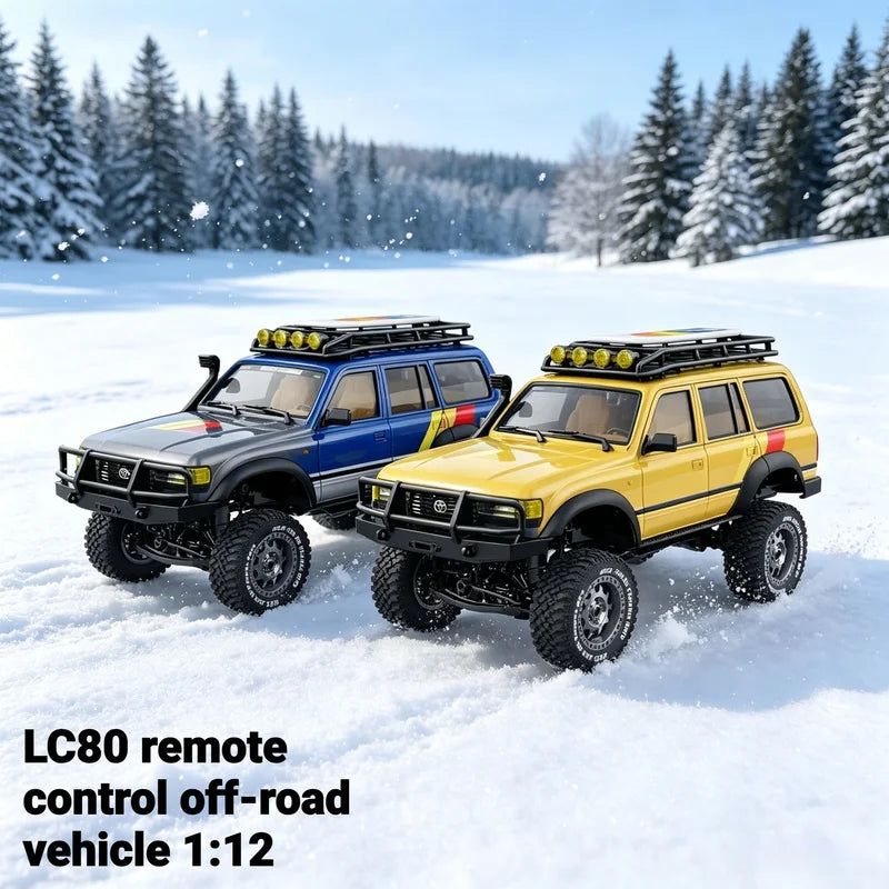 JXC 1/12 Full Scale Lc80 Rc Crawler Cruiser Remote Control Off Road Climbing Car With Light System For Hobby Users