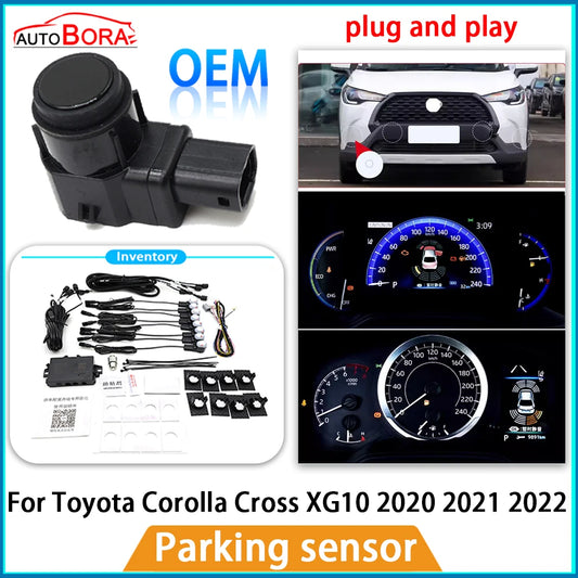 ZhuCamX Original OEM Parking Sensor Assistance Backup Radar Buzzer System for Toyota Corolla Cross XG10 2020 2021 2022