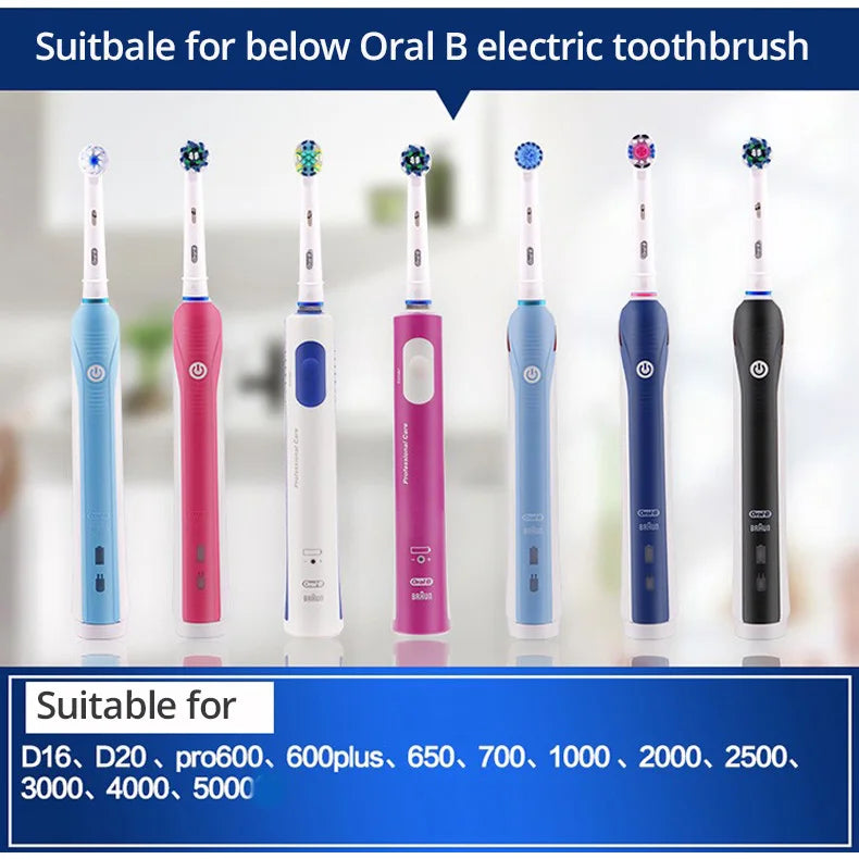 Oral B EB20 Precision Clean Toothbrush Heads Deep Cleans Removes Plaque And Stains Softly Brush Refill 2/4/8pcs