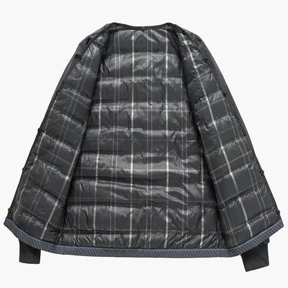 2024 Autumn and Winter Wool Coat Men's business Casual Trench Coat Men Woolen Coats Winter Coat with a down inner liner Men