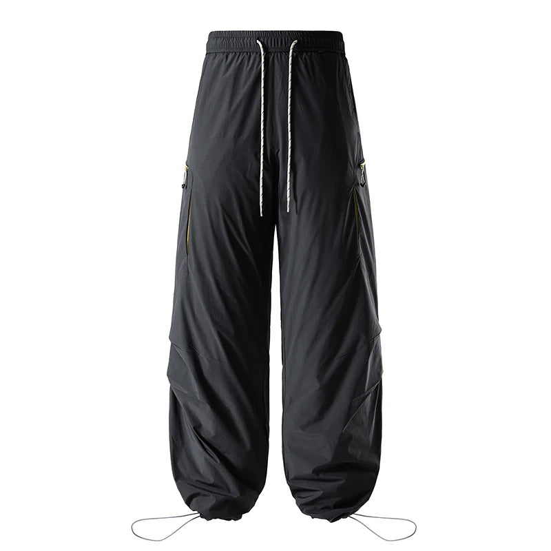 Thickened White Duck down Winter Trousers Men's 2025 New Style Autumn Winter Warmth Workwear Loose Fit Youth Casual Pants
