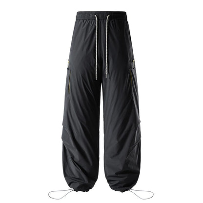 Thickened White Duck down Winter Trousers Men's 2025 New Style Autumn Winter Warmth Workwear Loose Fit Youth Casual Pants