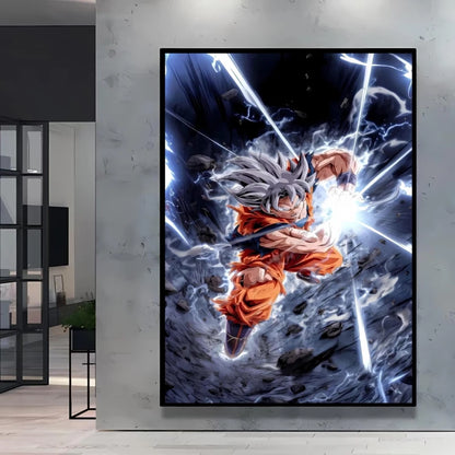 Canvas Posters Dragon Ball Goku Picture Children Gifts Home Decoration Waterproof Comics Pictures High Quality Wall Art Classic