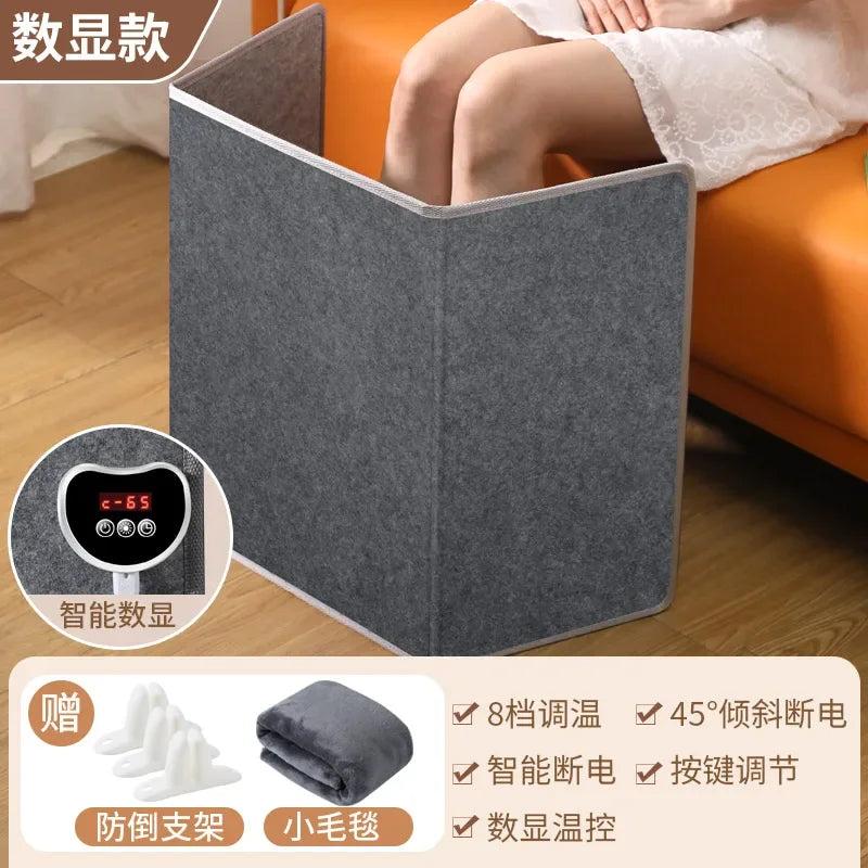 220V Electric Foot Warmer Under Desk Heating Pad for Winter Office Warm Feet CCB