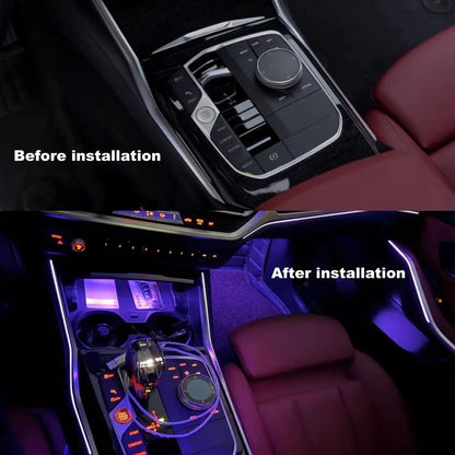 Center Console Saddle Light For BMW G20 G22 G80 G82 M3 M4 i3 i4 3/4 Series 11 Colours  Aamp Ambient Light Interior Mouldings