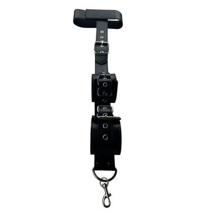BDSM Guide of Adult Sex Products Backhand Mouth Plug Upper and Lower Handcuffs with Hooks Metal Anal Plug Leather Binding Toys