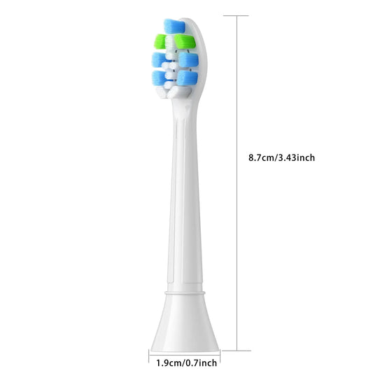 Toothbrush Heads Compatible with Philips Electric Toothbrush,Replacement Brush Heads Fit for 3100 4100 4300 5300 5500 6100 9000