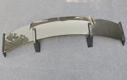 Car Modification Universal Tail Wing Without Punching MP Large Tail Fixed Wing Carbon Grain GT Tail Spoiler Car accessories
