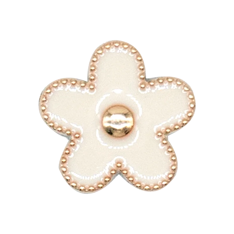 1/29PCS Acrylic Shoe Charms Golden Flower Heart Luxury Jewelry Shoe Accessories Fashion Women Shoe Decoration for Clog Sandal