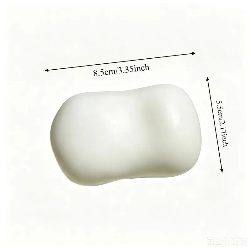 Soap Ball Squishy Soap Stress Ball Fidget Toy Crunchy Squeeze Ball Round Blocks Filled ASMR Anti Stress Toys for Adults Gift