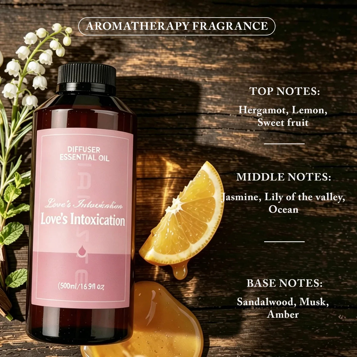 NAMSTE 500ML Essential Oil Aroma Oil for Humidifier Scent Aromatherapy Fragrance Long Lasting Fragrance Oil Home Hotel SPA New