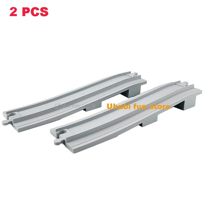 Rail Transport Big Size Building Blocks Creative Track Accessories Assemble Toys For Children Bricks Compatible City Train Set