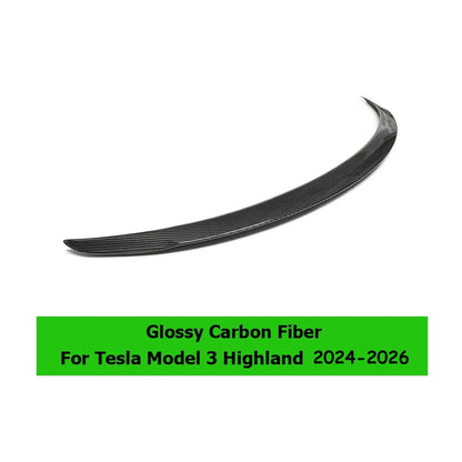 For Tesla  Model 3 Highland 2026 2025 High Performance Spoiler Model Y Juniper Real Carbon Fiber Original Trunk Wing Accessories