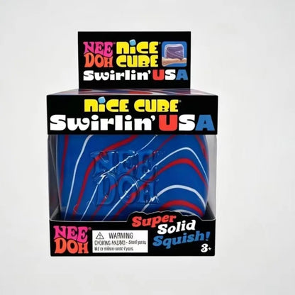 @Schylling Needoh Nice Cube Sensory Nice-Sicle Stress Relief Squishy Cube Anti-Anxiety Squeeze Object For Focus ADHD Population