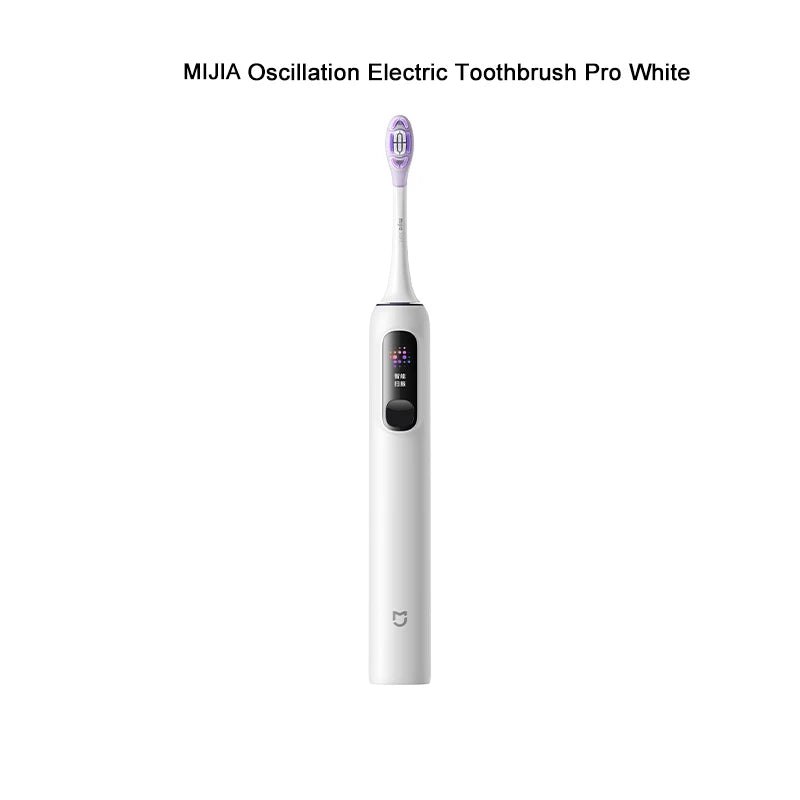 MIJIA Sonic Vibration Electric Toothbrush Pro,Smart 4 Modes, Long Battery Life, IPX8 Waterproof,LED Screen & Travel Lock