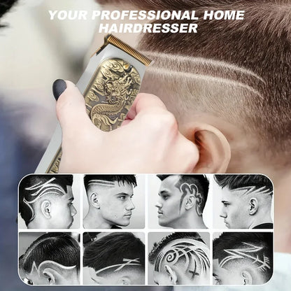Hair Clippers Trimmers Set Cordless Men's Hair Cutting Machine Professional Beard Trimmer Barber Accessories for Men Holiday