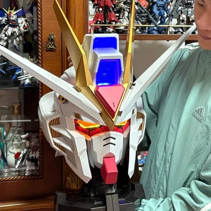 In Stock Bandai BN Head Collection Vol.2 ZGMF-X20A Strike Freedom Anime Figure Assembly Model Toy For Boys Birthday Gift