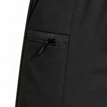 Men Sports Cargo Shorts Summer Elastic Drawstring Waist Loose Fit Zipper Side Pockets Gym Workout Daily Outdoor Street Bottoms